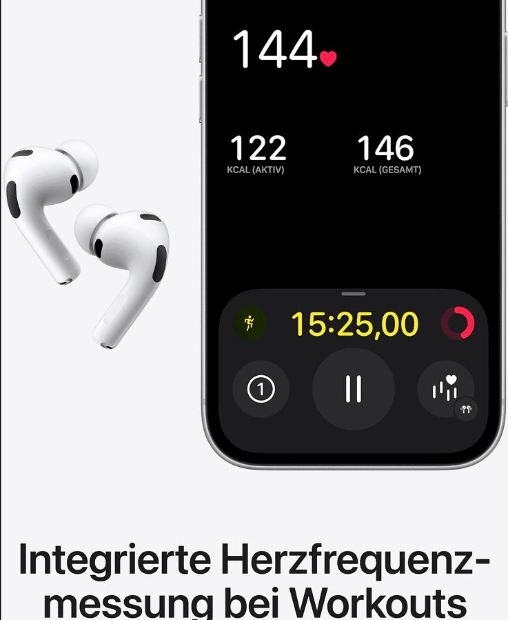 Apple AirPods Pro 3 Generation, In-ear Kopfhörer Bluetooth White